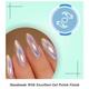 Nails On Board Handmade Press On Gel Nails- Holographic White 50 gm - Nail Care