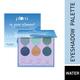 Plum In Your Element Eyeshadow Palette Super Pigmented 6-In-1 Palette, 02 Water 10 gm - Eye Shadow Palettes
