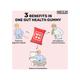 Whats Up Wellness Gut Health Gummies, Pre and Pro Biotic Patented Strain No Added Sugar 30 Days, 30 Gummies 1's - Digestive Health