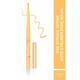 Half N Half One Stroke Defining Auto Eyeliner Kohl Kajal, Champagne Gold 0.3 gm - Kajal & Kohls
