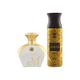 Maryaj M White For Her EDP Floral Fruity Perfume And Ajmal Aurum Femme Deodorant Fruity Floral Fragrance 290 ml - Women Perfumes (Edt/Edp)