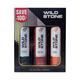 Wild Stone Iron Perfume Body Spray for Men 120ml each 3's - Men Deodorants/Roll-Ons