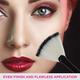 Vega Fan Brush (MBP - 13) Color - Pink 1's - Face Brush