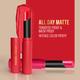 Facescanada Long Stay 3-In-1 Matte Lipstick Primer + Lip Balm Chamomile and Shea Butter Bubble Gum Pink 04, 2gm - Lipsticks