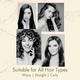 Allure Personalised Paddle Hair Brush Mermaid Print 1's - Hair Brushes