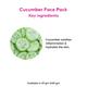Rosa Cucumber Face Pack 100 g - Face Packs