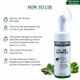 Globus Naturals Kale & Spinach Anti- Aging Foaming Face Wash With Silicon Face Massage Brush 150 ml - Face Wash & Cleansers