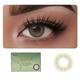 O-Lens Spanish Real Monthly Coloured Contact Lenses - Real Olive ( 0.00 ) 1's - Eyecare Lenses