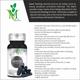 Mint Veda Activated Charcoal Veg Capsule (Pack of 3 x 60's) - Herbal Dietary Supplement