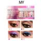 Miss Rose Professional 36 Color Eyeshadow Palette 7001 - 060 M2 20 gm - Face Palettes