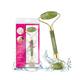 Majestique Jade Face Roller and Massager Gua Sha Set Facial Skin Roller Massager Tool 1's - Massagers
