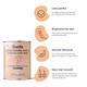 Sanfe Brightening Wax - White Chocolate 600 gm - Hair Removal Accessories