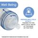 Chicco Wellbeing Feeding Bottle - Blue 250 ml - Feeding & Nursing