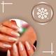 Nails On Board Handmade Press On Gel Nails- Chocolate Nude Medium 50 gm - Nail Care