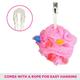 Vega Color Cube Fluffy Bath Sponge Loofah, Multicolor (VC2BA-3/7) 2's - Body Scrubbers & Brushes