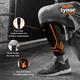 Tynor Calf and Shin Support Air Pro - Black & Orange (L) 1's - Knee/Leg Supports