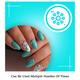 Nails On Board Handmade Press On Gel Nails- Pastle Aqua Blue Small 50 gm - Nail Care