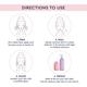 GUBB Rose Quartz Face Roller 235 gm - Massagers