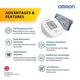 Omron Blood Pressure Monitor Upper Arm Type (HEM-7121J-IN) - Blood Pressure Monitors