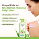 Mamaearth Aloe Refresh Hydrating Body Lotion with Aloe Vera & HA for Soft Soothed Skin 400 ml - Creams, Lotions & Oils