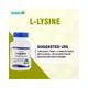 Healthvit L-Lysine 500mg Essential Amino Acid- Tablets 60's - Calcium And Minerals