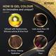 Streax Gel Hair Colour for women, Dark Brown 3, No ammonia hair color, 100% grey coverage 150 ml - Crème