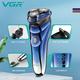 VGR V-305 Wet and Dry Shaver, 100 min Runtime (Blue) 1's - Shavers