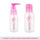 Vega Travel Kit Refillable Storage Plastic Container Bottle and Bath Sponge, 3 Pieces (VCP-12) 1's - Loofahs & Sponges