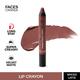 Faces Canada Ultime Pro Matte Lip Crayon Spiced Latte 22 2.8 Gm - Lip Crayons