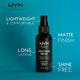 NYX Professional Makeup Long Lasting Makeup Setting Spray Matte Finish 60 ml - Setting Spray