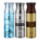 Ajmal Avid Silver Shade Wisal Dahab Deodorant Spray (Pack of 3) 200 ml - Perfumes (Edt/Edp)