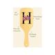 Allure Personalised Paddle Hair Brush Letter H 1's - Hair Brushes