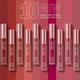 Lakme 9to5 P+M Liquid Lip Color MR5 Rustic Red 4.2 ml - Liquid Lipsticks