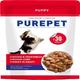 Purepet Chicken & Vegetables Chicken Liver Chunks - Gravy Puppy Dog 70 g - Petfood