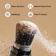 mCaffeine SPF 50 PA+++ Coffee Powder Sunscreen - 100% Mineral, Matte Sunscreen with No White Cast 4 gm - Face Sunscreen