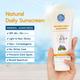 The Mom's Co. Natural Daily Sunscreen SPF 45+ PA++++ UVA/UVB Board Spectrum 50gm - Face Sunscreen