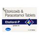 Etoford P Tablet 10'S - Pain relief-Nsa