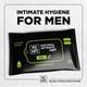 Pee Safe Intimate Wipes for Men, Biodegradable, pH Balanced 10 wipes each 4's - Tissues & Wipes