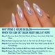 Nails On Board Handmade Press On Gel Nails- Holographic White 50 gm - Nail Care