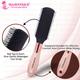 Majestique Prime Black Hair Brush 8 Row Flat Series, Bio-Friendly Detangling Brush 1's - Hair Brushes