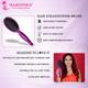 Majestique Hair Straightener Brush, Bio-Friendly Detangling Hair Brush, Comfortable and Styling - Purple 1's - Multi-Stylers