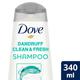 Dove Dandruff Clean & Fresh Shampoo 340 ml - Shampoos