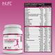 Inlife Whey Protein Powder for Women - Chocolate Flavour 500 gm - Whey Proteins