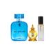 Ajmal Blu Dreams EDP And Mukhallat Al Wafa CP & Aretha EDP Pack of 3 20 ml - Women Perfumes (Edt/Edp)