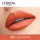 L'Oreal Paris Rouge Signature Matte Liquid Lipstick, 112 Achieve 7 ml - Lipsticks