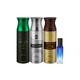 Ajmal Sacrifice II & Silver Shade & Wisal Dahab Deo & Yearn EDP Pack of 4 20 ml - Women Perfumes (Edt/Edp)