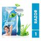 Gillette Venus Smooth Hair Removal Razor - Aloe Extract (For Woman) - Shaving & Hair Removal