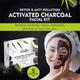 Globus Naturals Charcoal Facial Kit For Skin Exfoliation & Refreshed Glowing Skin 110 gm - Facial Kits