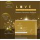 Alainne Gold Glow Facial Kit 50G Each 5's - Facial Kits