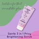 Sanfe 3 in 1 Brightening Scrub 50 gm - Scrubs & Exfoliants